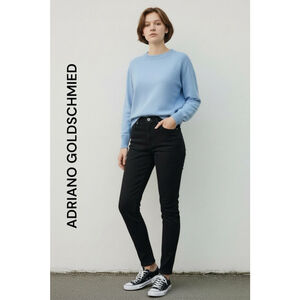 Adriano Goldschmied Black Super Skinny Ankle Leggings Jeans 23R